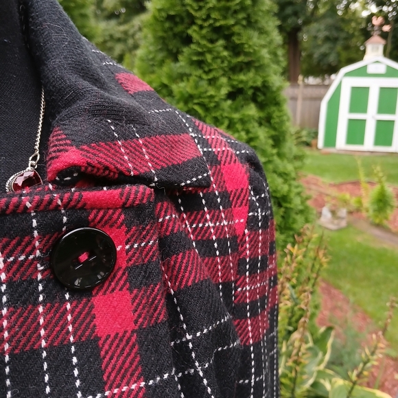 ⚜️Express Double Breasted Tartan Jacket - Picture 5 of 13